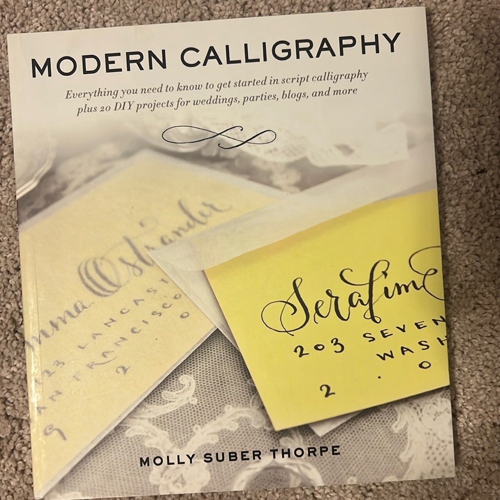 Modern Calligraphy Book- Like New